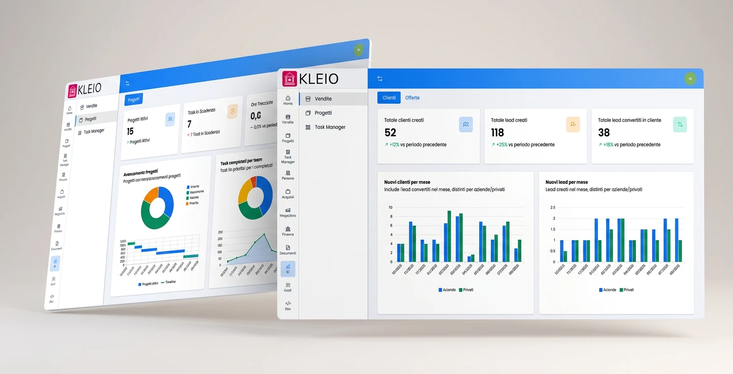 Kleio — cruscotto Business Intelligence